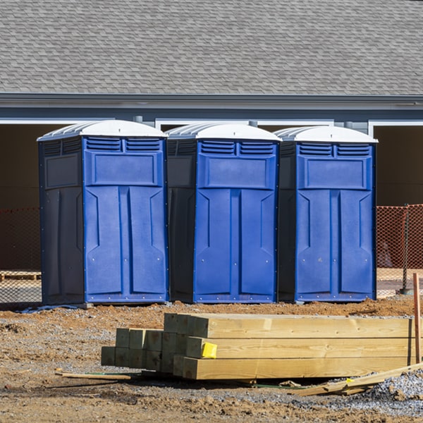 are there any restrictions on what items can be disposed of in the porta potties in Mead Ohio